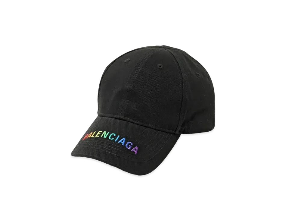 BALENCIAGA Logo Baseball Cap "Black"