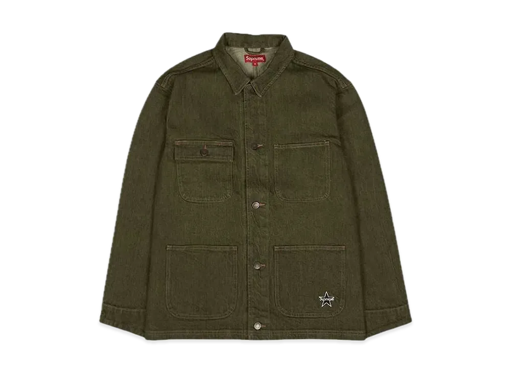 Supreme Denim Chore Coat "Olive"