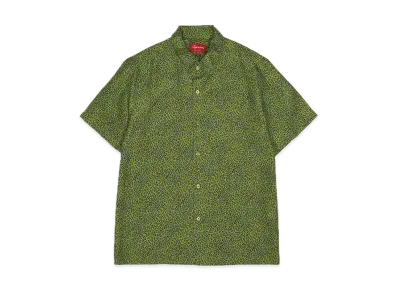 Supreme Leopard Silk S/S Shirt "Green"