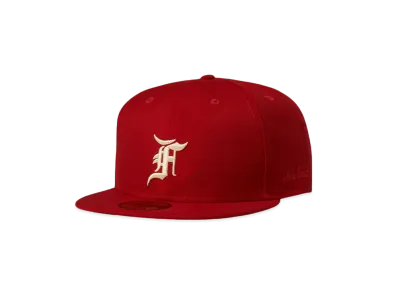 FEAR OF GOD ESSENTIALS New Era Fitted Cap (FW20) "Red"