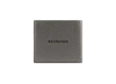 BALENCIAGA Men's Cash Square Folded Wallet "Graphite/Black"