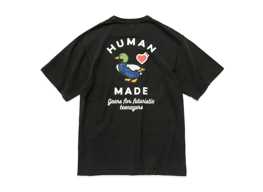 ヒューマン メイド ポケット Tシャツ #3 "ブラック"