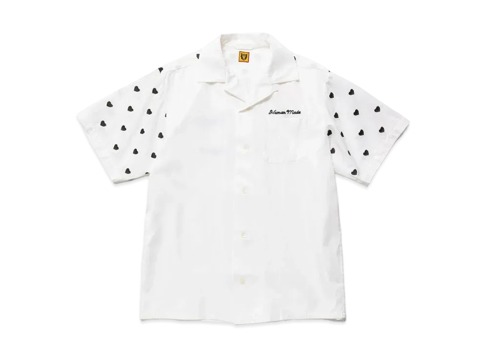 HUMAN MADE EMBROIDERY SHIRT "White"