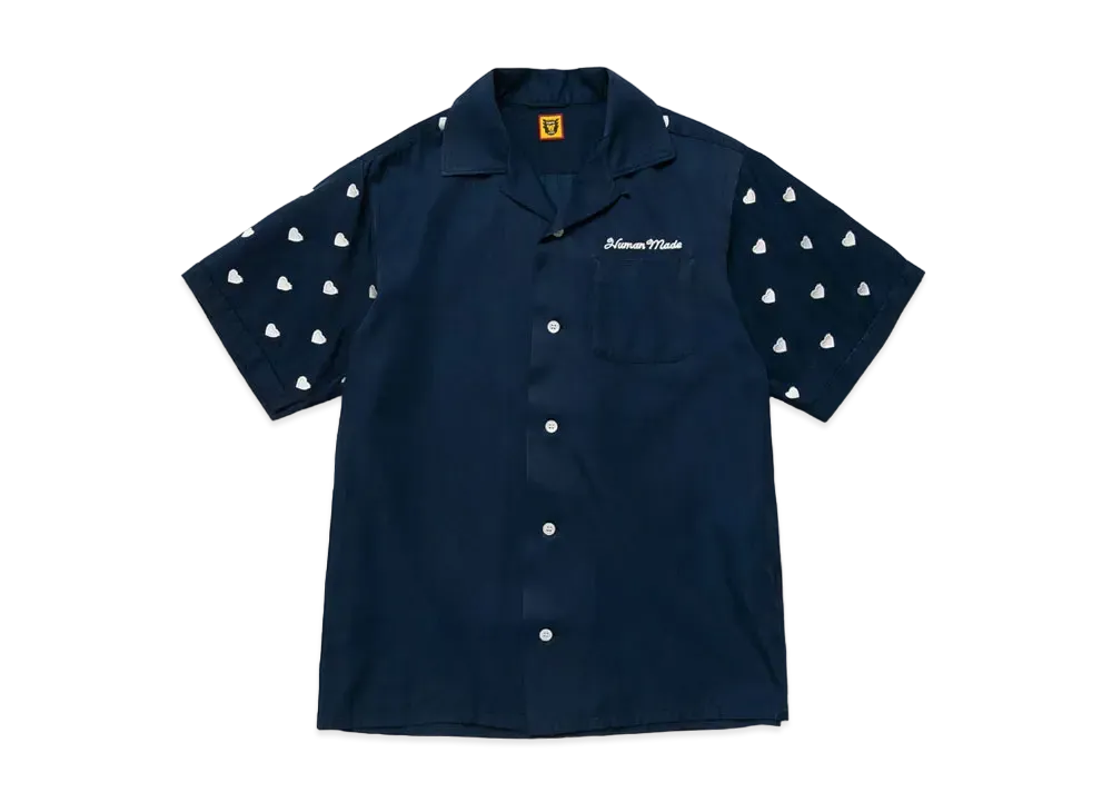 HUMAN MADE EMBROIDERY SHIRT "Navy"