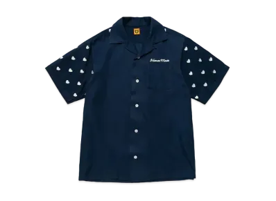 HUMAN MADE EMBROIDERY SHIRT "Navy"