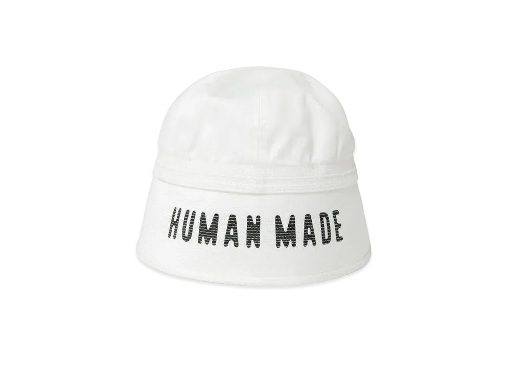 HUMAN MADE HERRINGBONE HELMET CAP "White"