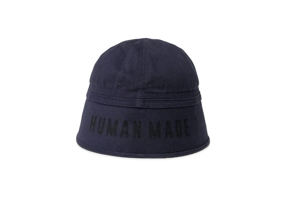 HUMAN MADE HERRINGBONE HELMET CAP "Navy"