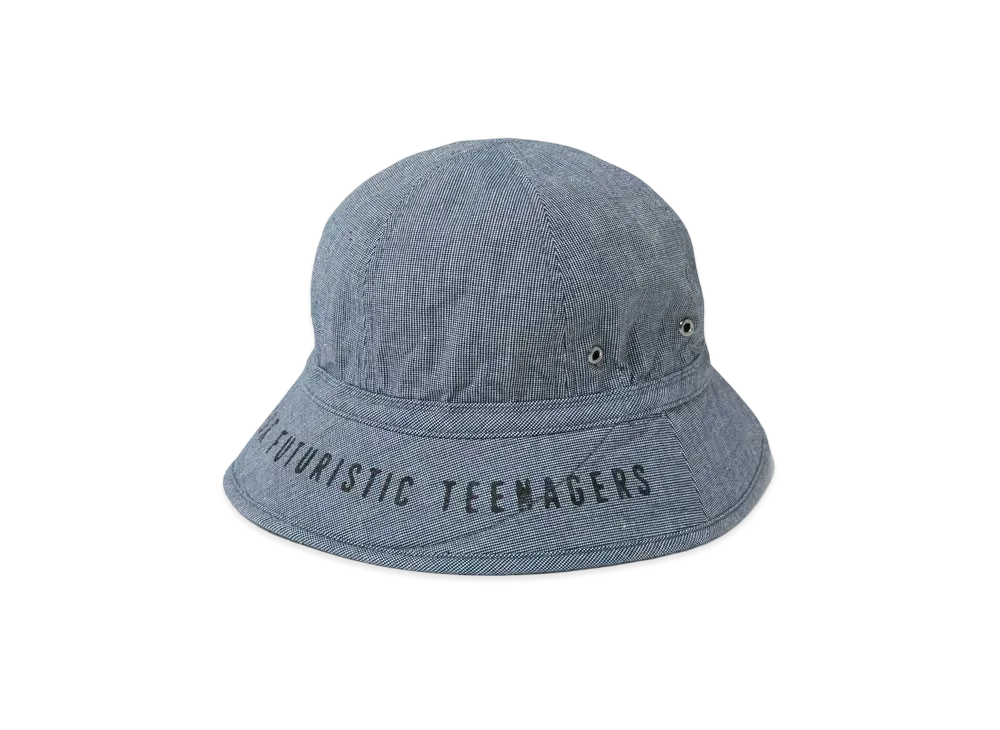 HUMAN MADE ROUND BUCKET HAT "Denim"