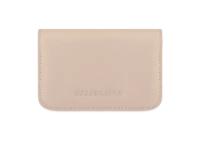 BALENCIAGA Essential Mini Wallet "Beige"