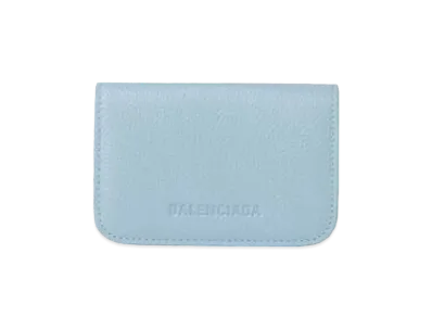 BALENCIAGA Essential Mini Wallet "Bluegrey"