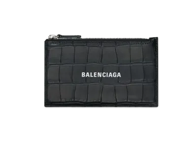 BALENCIAGA Cash Large Long Coin and Card Holder Forest "Black"