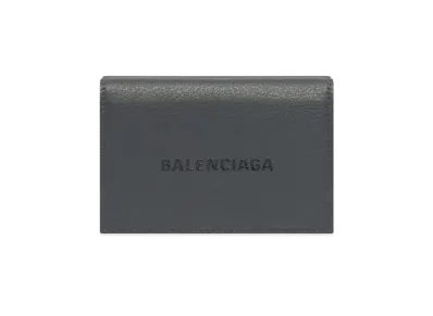 BALENCIAGA Men's Cash Mini Wallet "Grey"