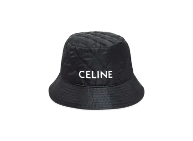 CELINE Bucket Hat In Nylon Twill "Black"