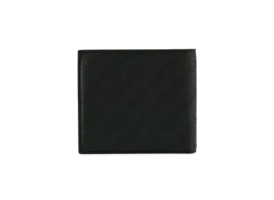 BALENCIAGA Men's Cash Square Folded Coin Wallet "Black"
