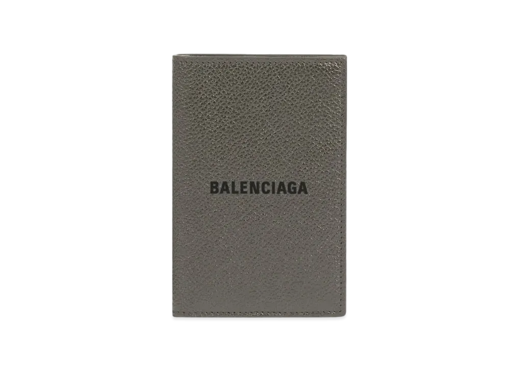 BALENCIAGA Men's Cash Vertical Bifolded Wallet "Graphite/Black"