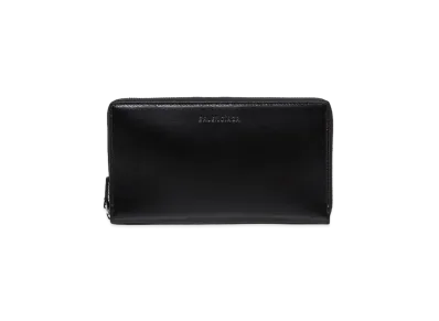 BALENCIAGA Men's Essential Continental Wallet "Black"
