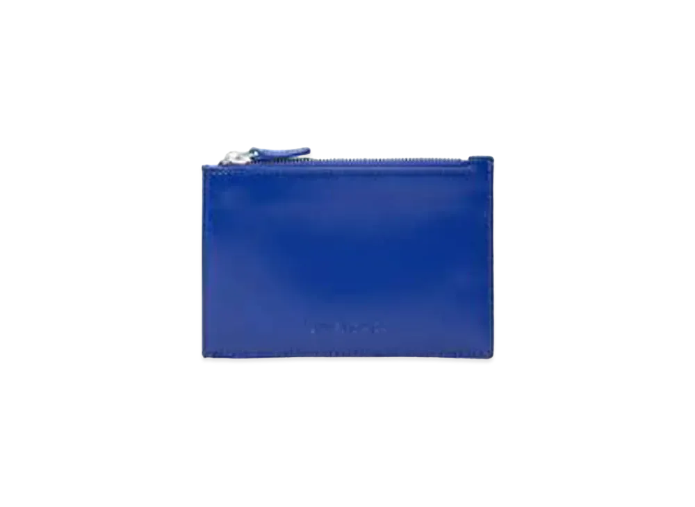 BALENCIAGA Men's Essential Long Coin And Card Holder "Blue"