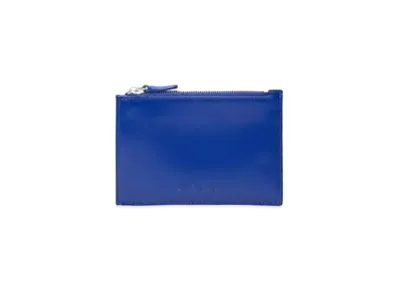 BALENCIAGA Men's Essential Long Coin And Card Holder "Blue"