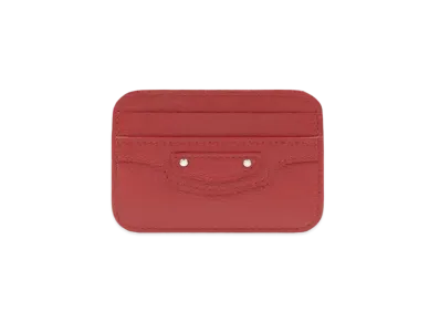 BALENCIAGA Neo Classic Card Holder "Mediumred"