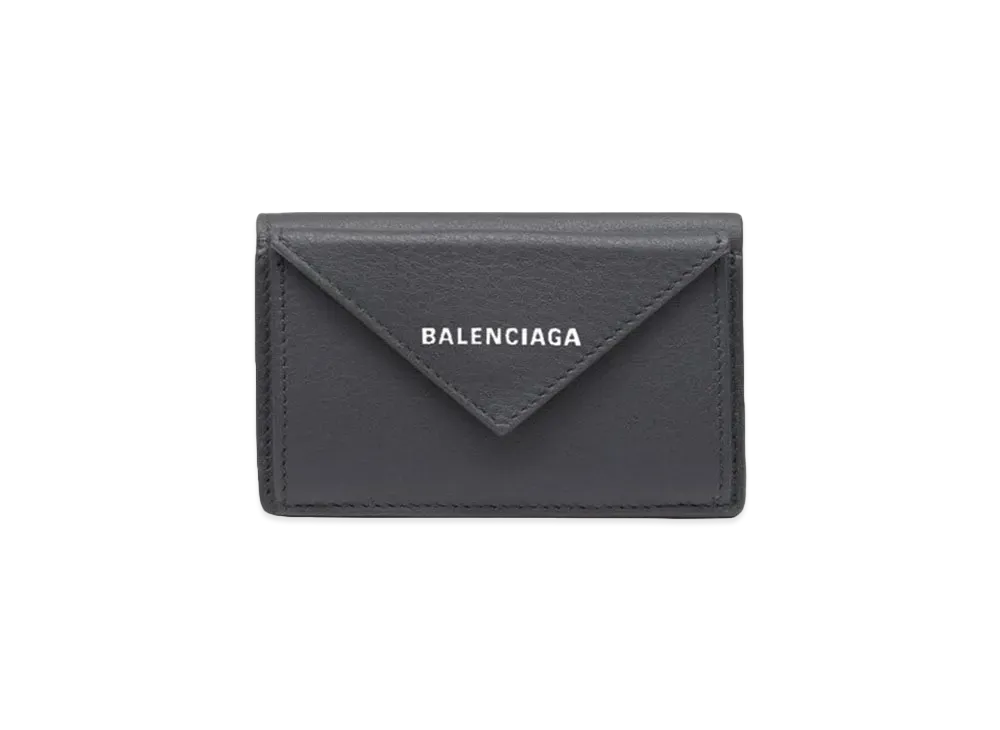 BALENCIAGA Papier Mini Wallet "Grey"