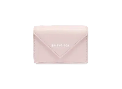 BALENCIAGA Papier Mini Wallet "Light Rose"