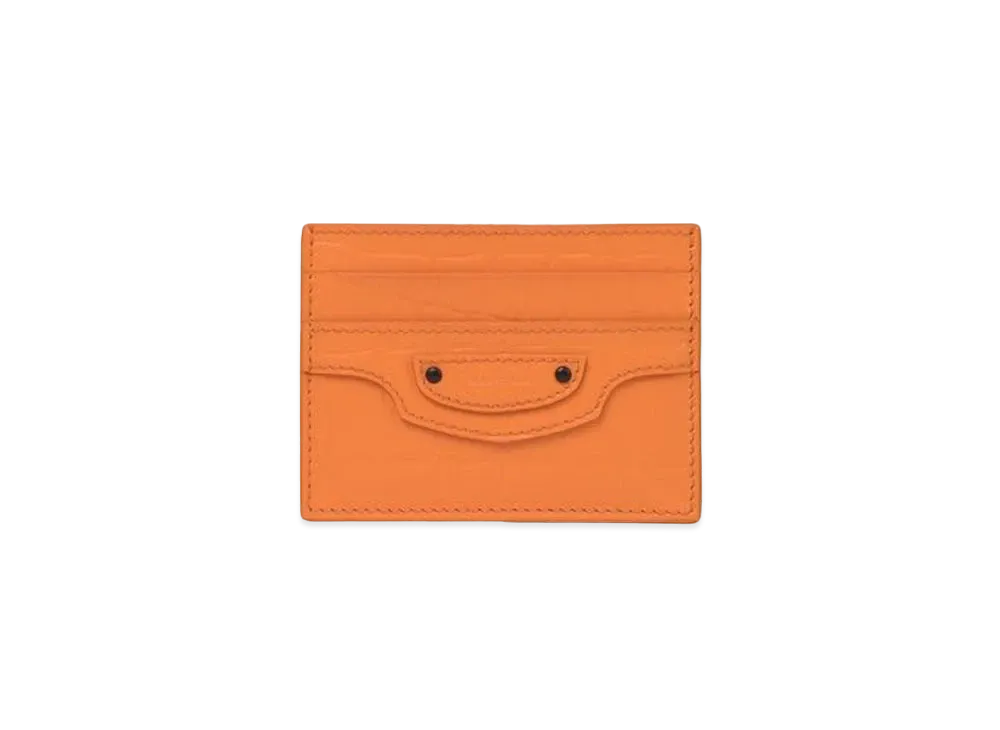 BALENCIAGA Women's Neo Classic Card Holder "Orange"