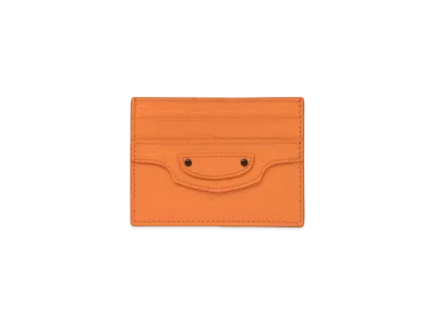 BALENCIAGA Women's Neo Classic Card Holder "Orange"