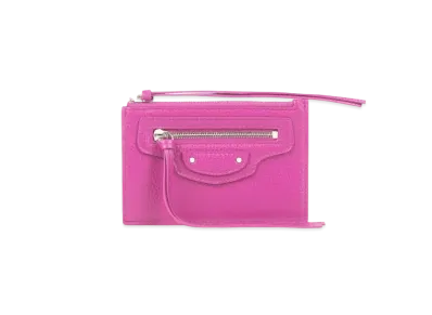 BALENCIAGA Women's Neo Classic Long Coin And Card Holder "Pink"