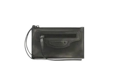 BALENCIAGA Women's Neo Classic Long Coin And Card Holder "Black"