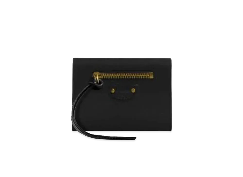 BALENCIAGA Women's Neo Classic Mini Wallet "Black"