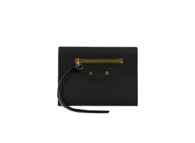 BALENCIAGA Women's Neo Classic Mini Wallet "Black"