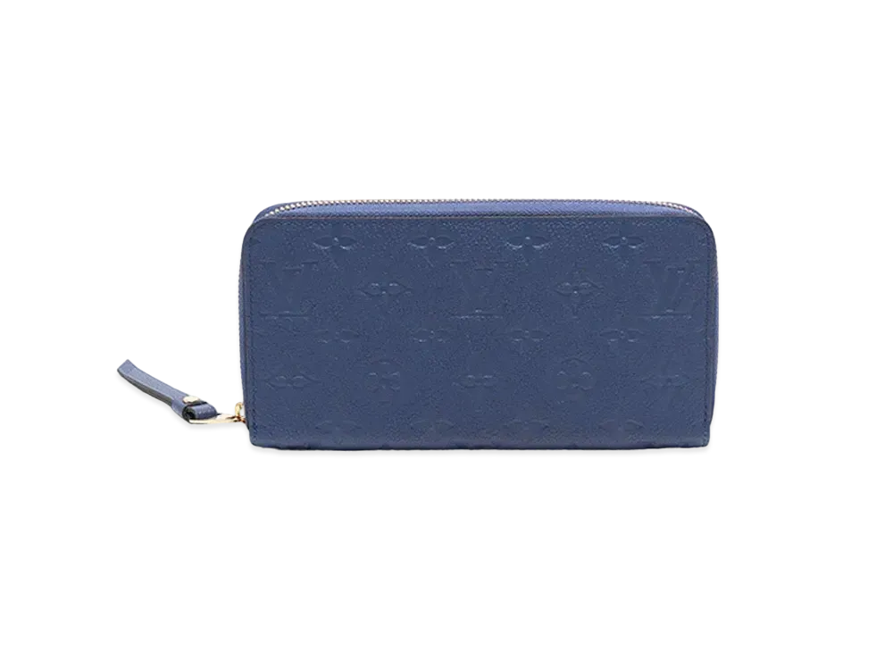 Louis Vuitton Monogram Empreinte Zippy Wallet "Denim Oncle"