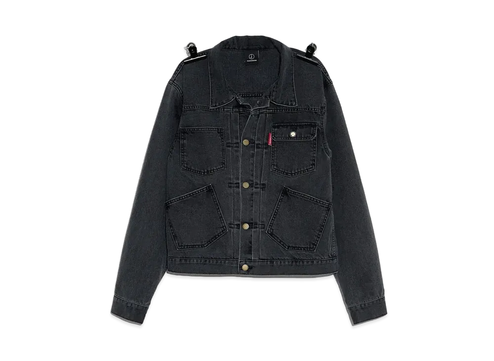PEACEMINUSONE PMO DENIM JACKET #2 "Black" / G-DRAGON