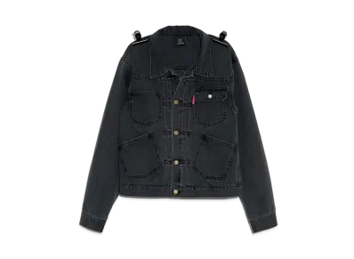 PEACEMINUSONE PMO DENIM JACKET #2 "Black" / G-DRAGON