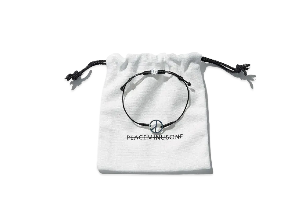 PEACEMINUSONE PMO STRING BRACELET #5 "Black" / G-DRAGON