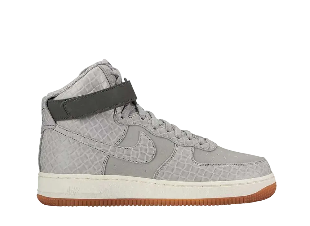 Nike Women's Air Force 1 High "Croc Wolf Grey Gum"