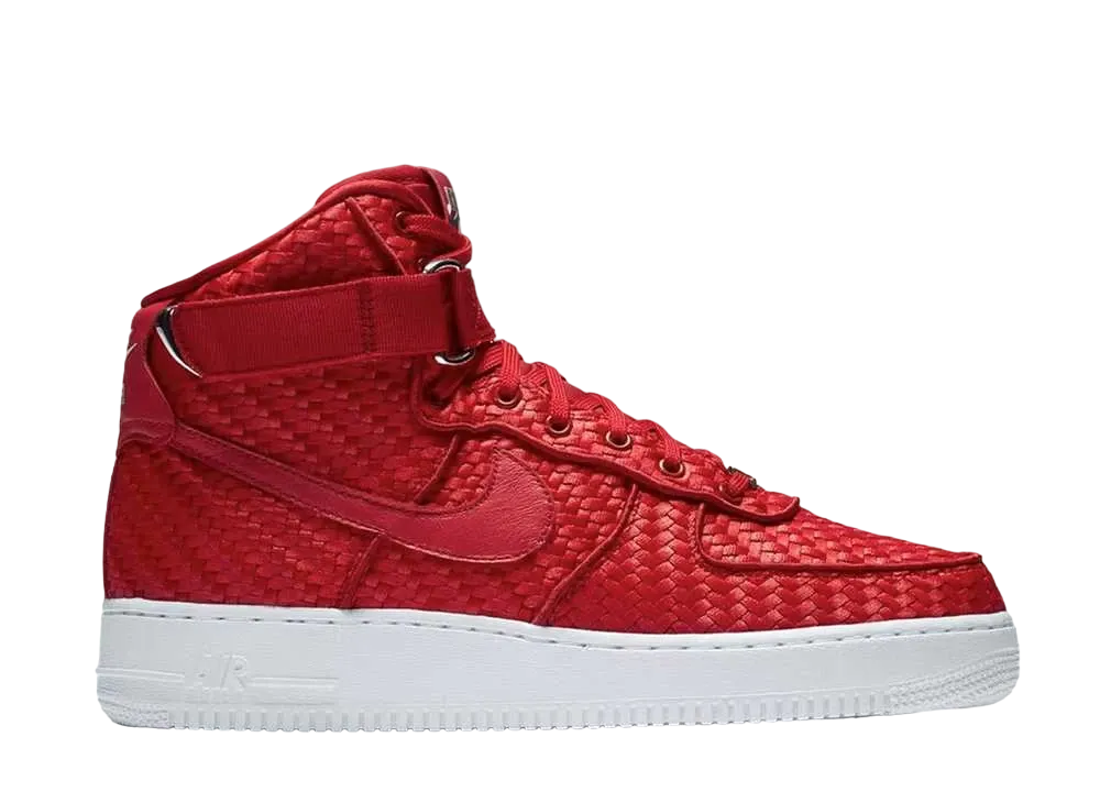 ナイキ エアフォース1 ハイ "ウオウブン ジム レッド"