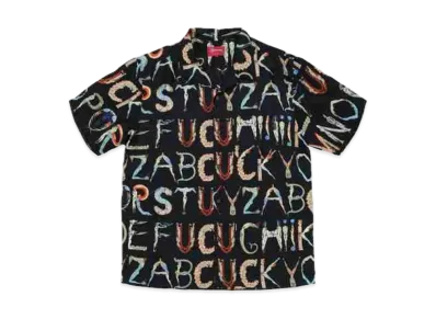 Supreme Alphabet Silk Shirt "Black"