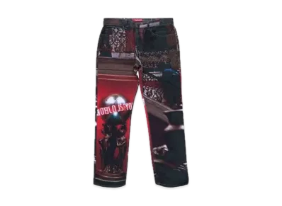 Supreme Scarface the World Is Yours 5-Pocket Jeans "Multi"