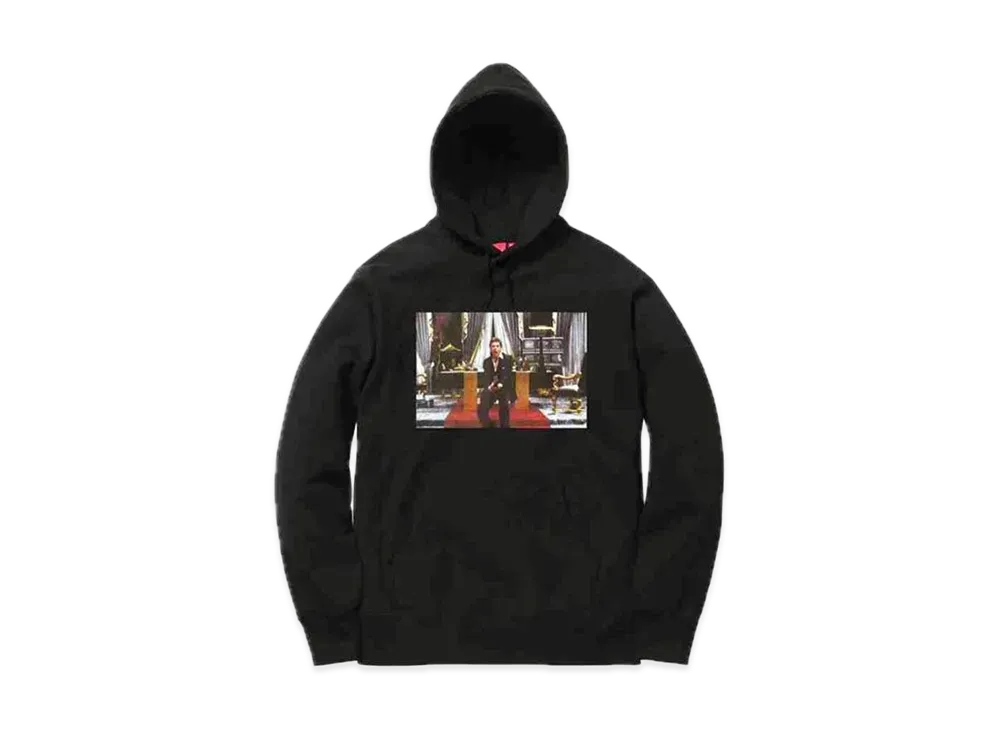 Supreme Scarface Friend Hooded Sweatshirt "Black"