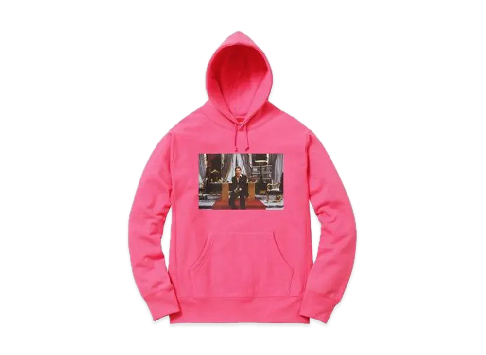 Supreme Scarface Friend Hooded Sweatshirt "Pink"