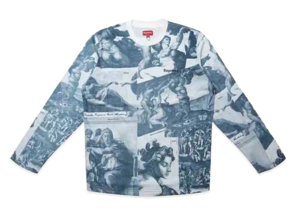 Supreme Michelangelo L/S Top "Navy"