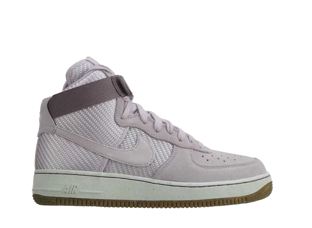 ナイキ ウィメンズ エアフォース1 ハイ プレミアム "ブリーチト ライラック リラ デラベ"