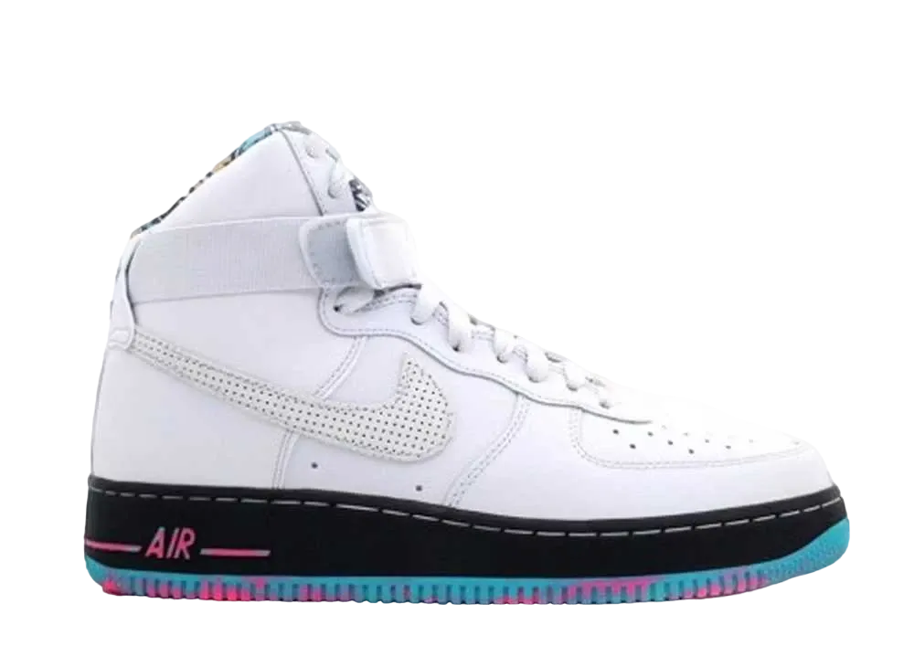 ナイキ エアフォース1 ハイ "ピュアプラチナム/マルチカラー"