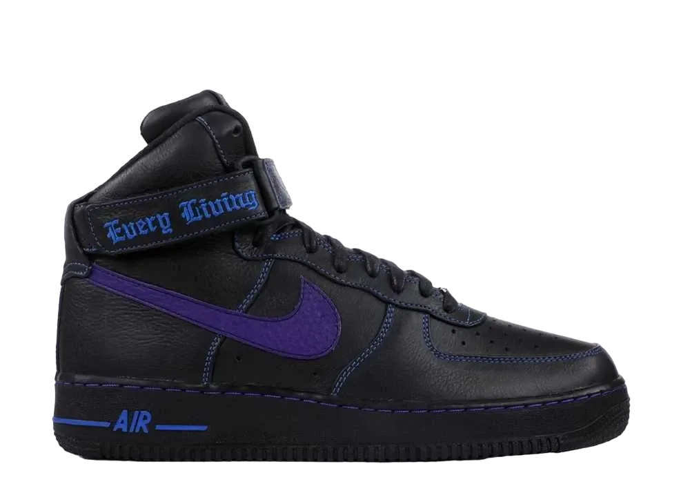 ナイキ エアフォース1 ハイ X "ヴィーローン ブラック パープル"