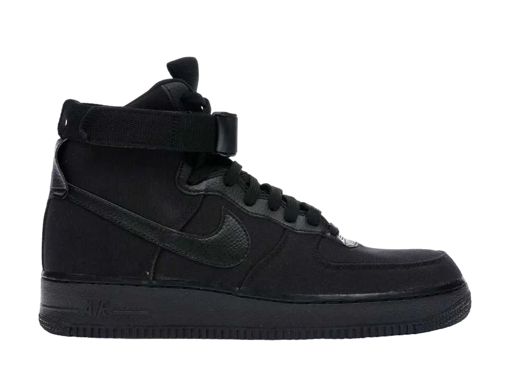 ナイキ エアフォース1 ハイ '07 キャンバス "ブラック ブラック アンスラサイト"