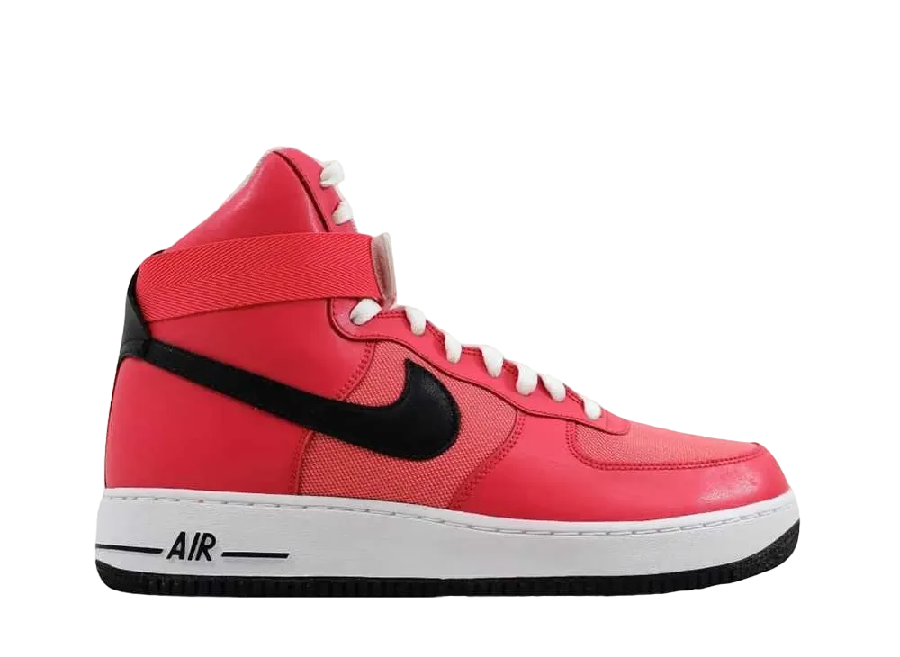 Nike Women's Air Force 1 High "Solar Red/Black-White"