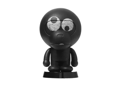 A BATHING APE BABY MILO 10 ARTISTS 8” FIGURE BY MICHAEL LAU "Black"
