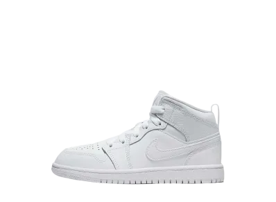 Nike PS Jordan 1 Mid "Triple White" (2021)