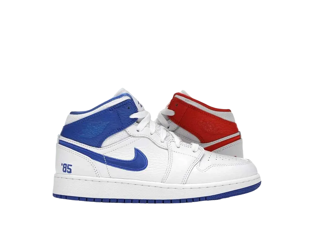 ナイキ エアジョーダン1 ミッド 85 "ホワイト チル レッド"